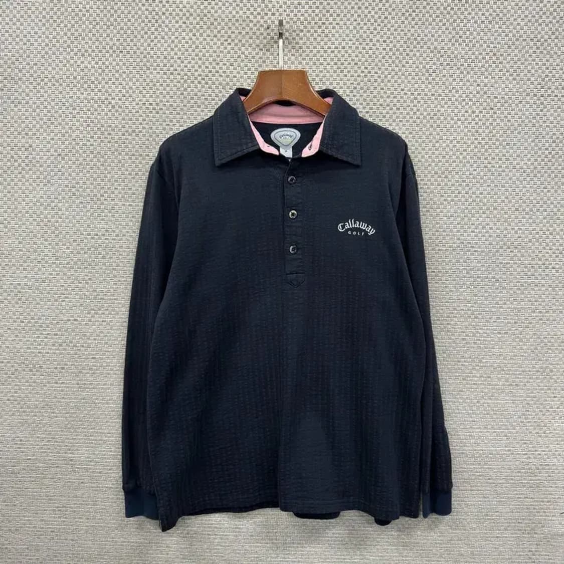 캘러웨이 골프 캐주얼 자수로고 긴팔카라티 95 A00748 상품이미지1