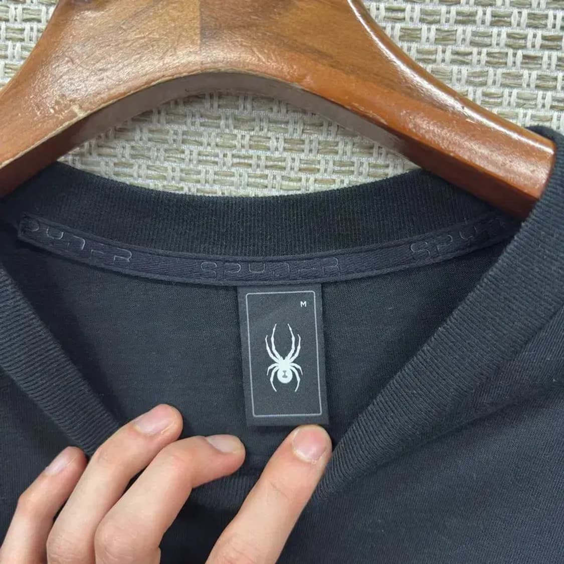 스파이더 자수 롱슬리브 긴팔티 M A00884 상품이미지3