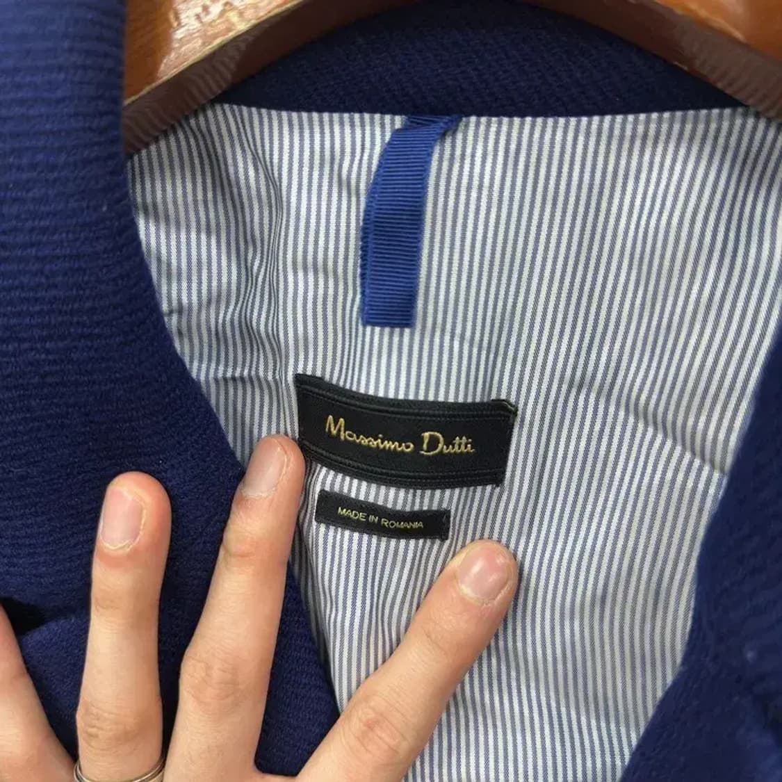 마시모두띠 캐주얼 더블버튼 아세테이트 코트 자켓 100 A00887 상품이미지3