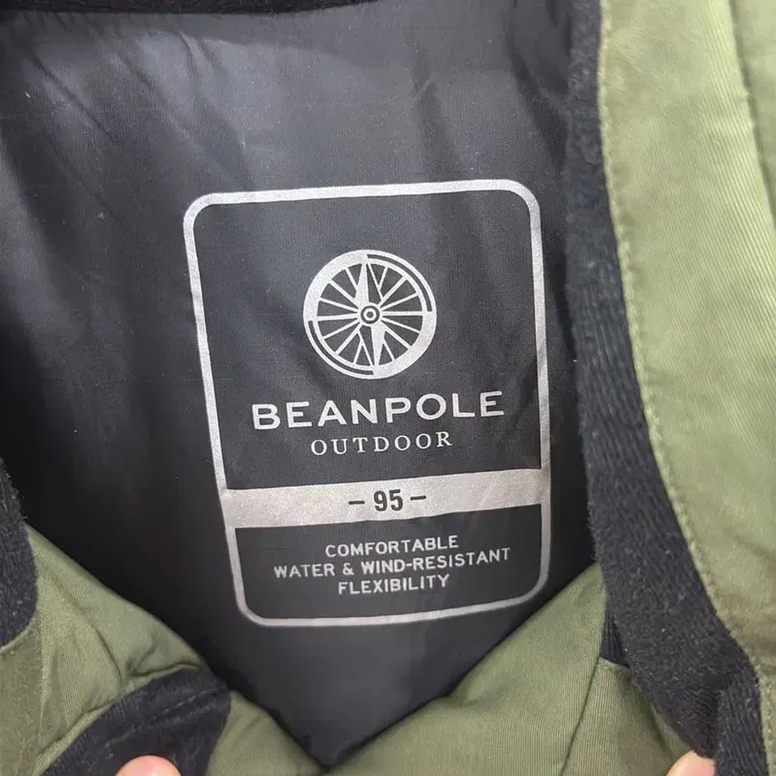 빈폴 아웃도어 자수로고 깃털 패딩 점퍼 95 A00891 상품이미지3