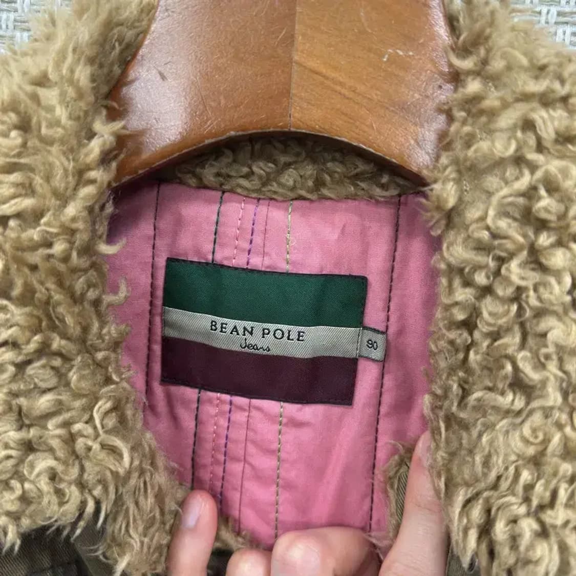 빈폴 빈티지 올드스쿨 쉐르파 코트 자켓 90 A00893 상품이미지3