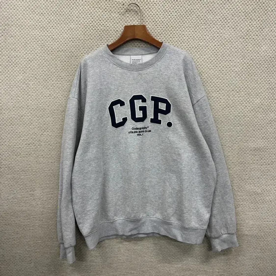 코드그라피 캐주얼 빅로고 약기모 스웻셔츠 맨투맨 L A00900 상품이미지1