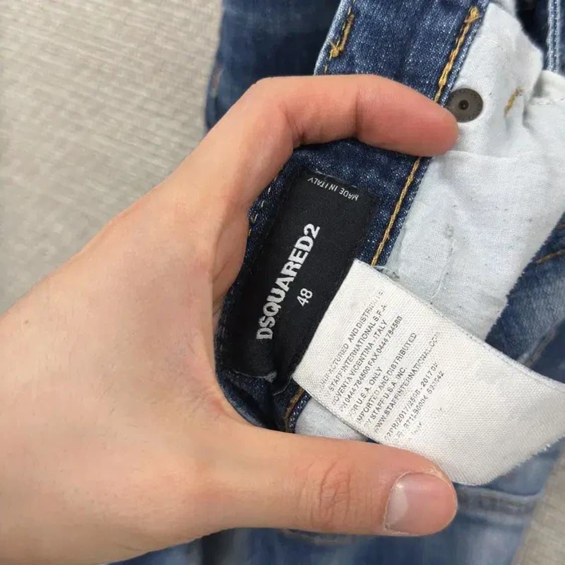 디스퀘어드2 디스트로이드진 데님 청바지 48 A00912 상품이미지3
