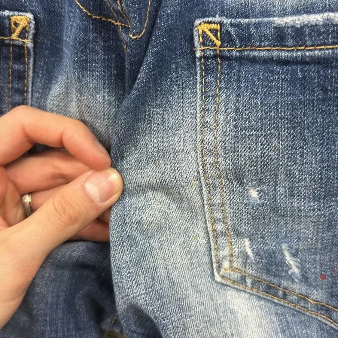 디스퀘어드2 디스트로이드진 데님 청바지 48 A00912 상품이미지4