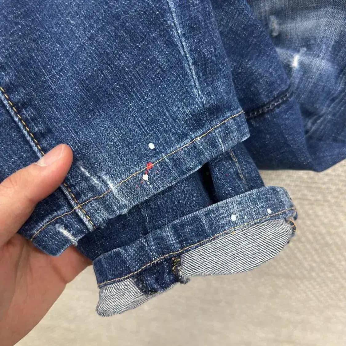 디스퀘어드2 디스트로이드진 데님 청바지 48 A00912 상품이미지6