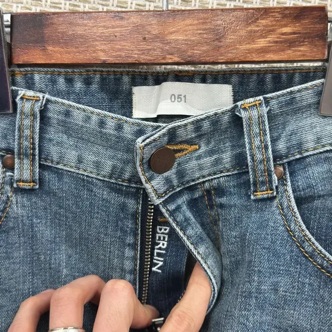 플랙진 베를린 캐주얼 데님 청바지 33인치 A00913 상품이미지4