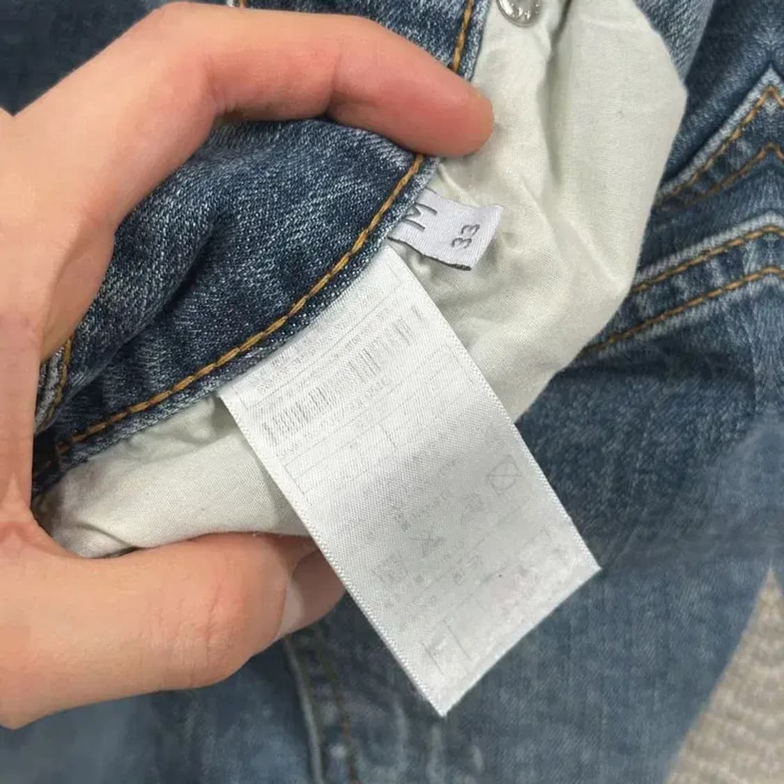 플랙진 베를린 캐주얼 데님 청바지 33인치 A00913 상품이미지5