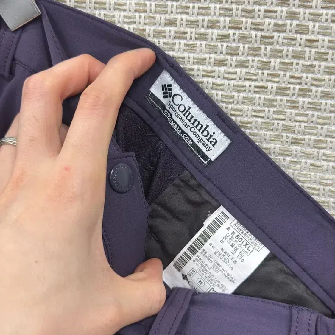 콜럼비아 아웃도어 가을 등산 바지 80 A00914 상품이미지3