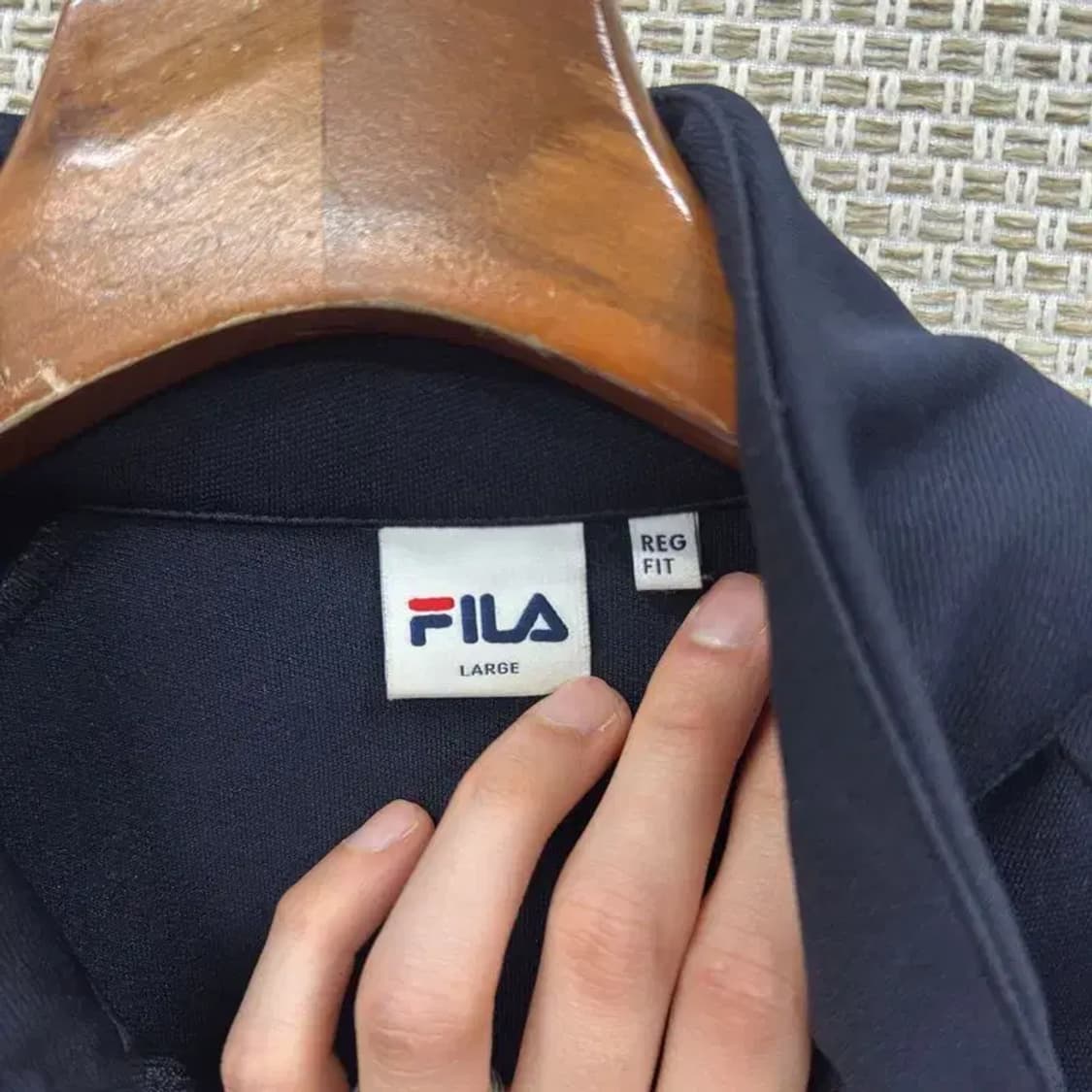 필라 프린팅로고 트랙탑 져지 집업 L A00885 상품이미지3