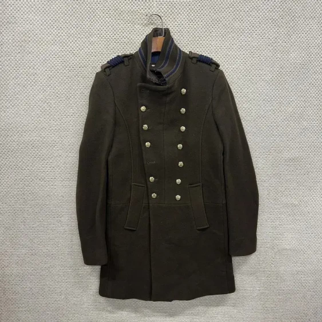 자라 ZARA 밀리터리 비스코스 코트 자켓 S A00894 상품이미지1