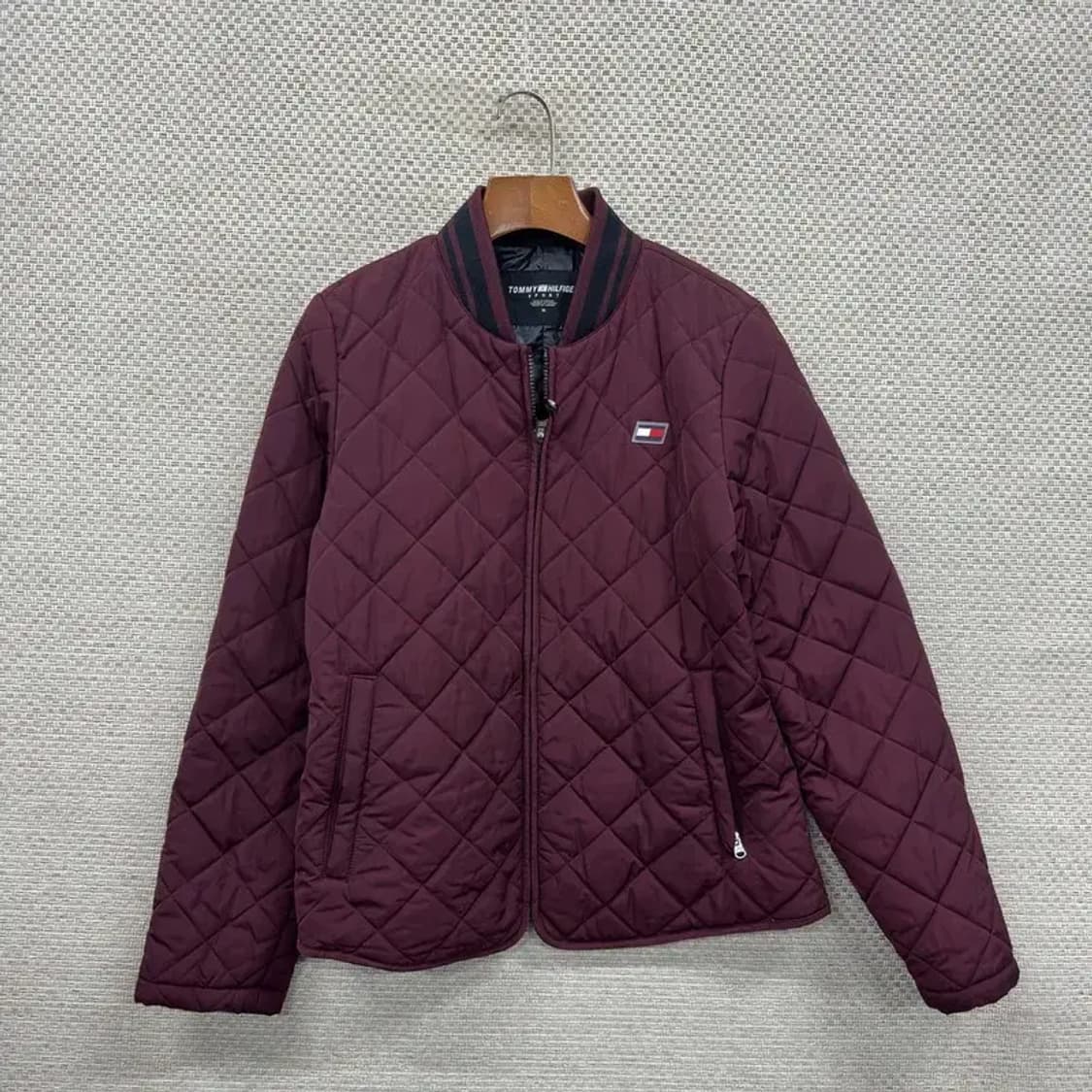 타미힐피거 캐주얼 패치로고 퀄팅 자켓 M A00897 상품이미지1