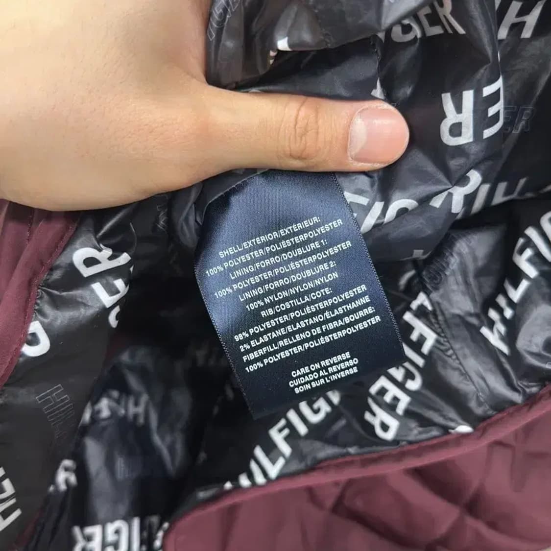 타미힐피거 캐주얼 패치로고 퀄팅 자켓 M A00897 상품이미지4