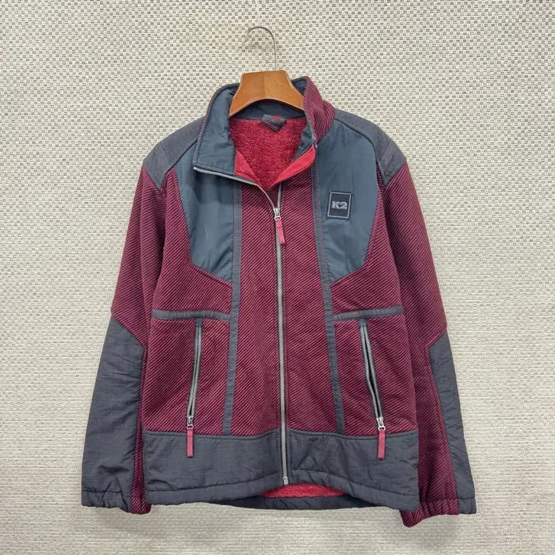 K2 아웃도어 패치로고 후리스 집업 95 A00896 상품이미지1