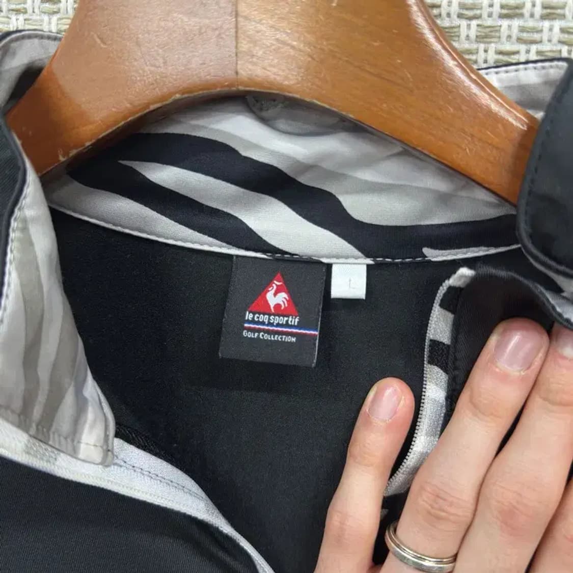 르꼬끄 골프 가을 반집업 스판 긴팔티 L A00902 상품이미지3