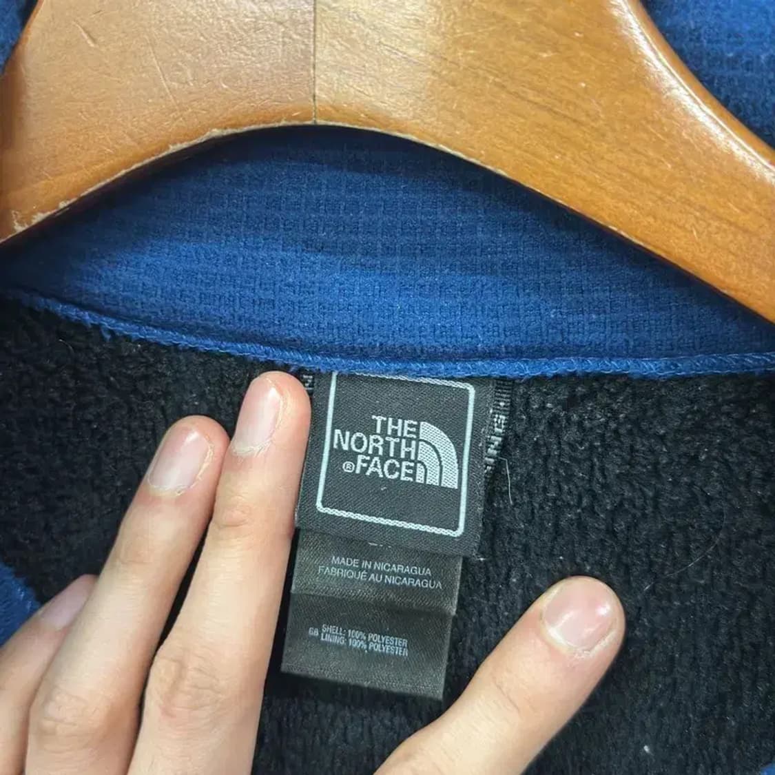 노스페이스 아웃도어 자수로고 약기모 플리스 후리스 집업 S A00899 상품이미지3