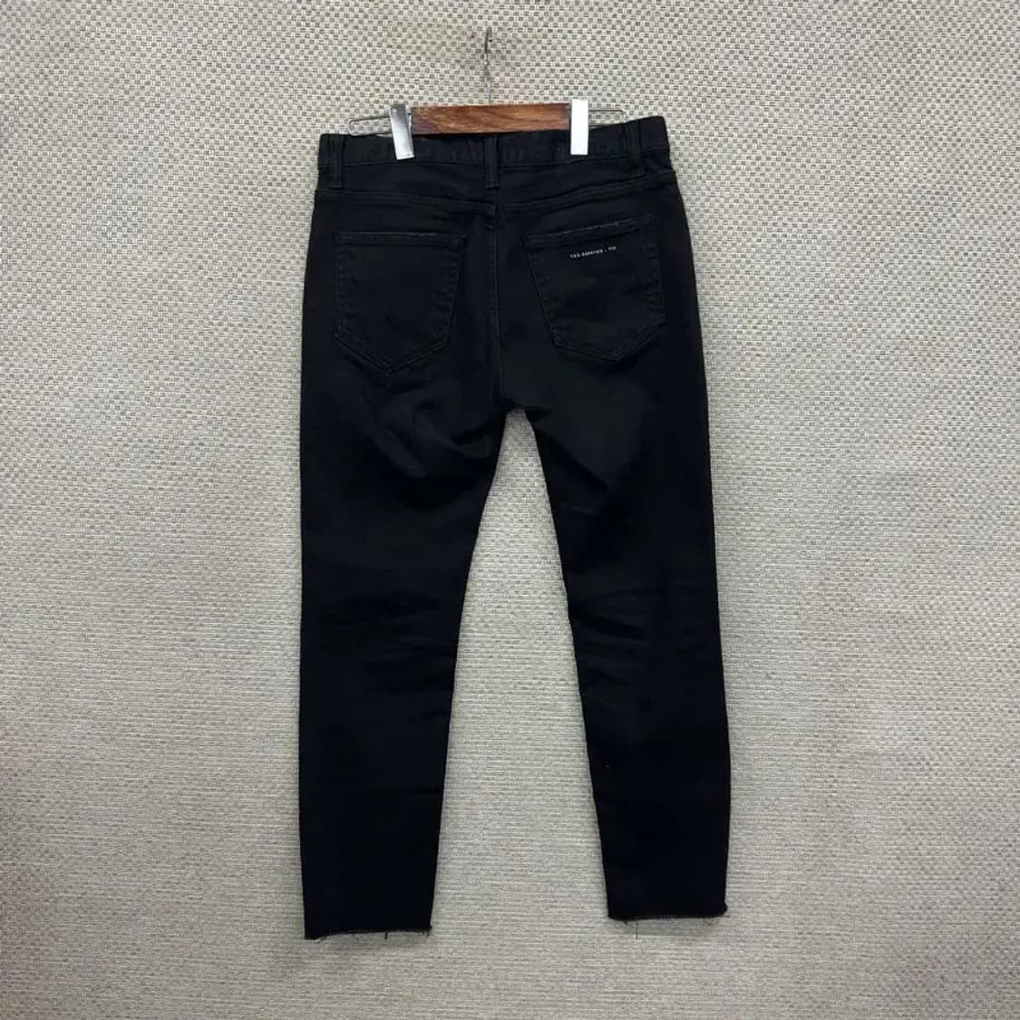 페이탈리즘 슬림핏 블랙진 스판 데님 흑청바지 46 A00921 상품이미지2