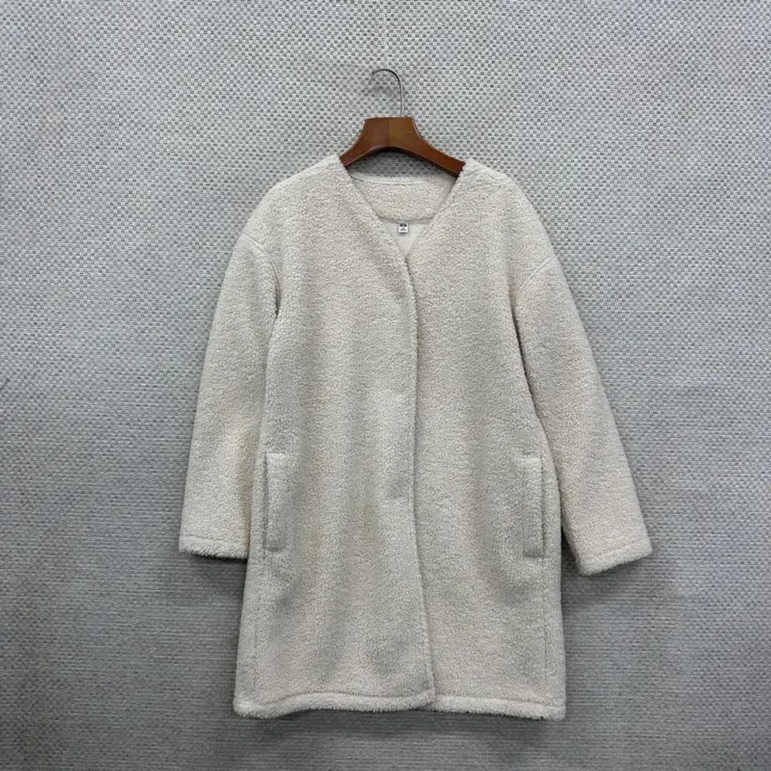 유니클로 캐주얼 뽀글이 플리스 후리스 코트 M A00906 상품이미지1