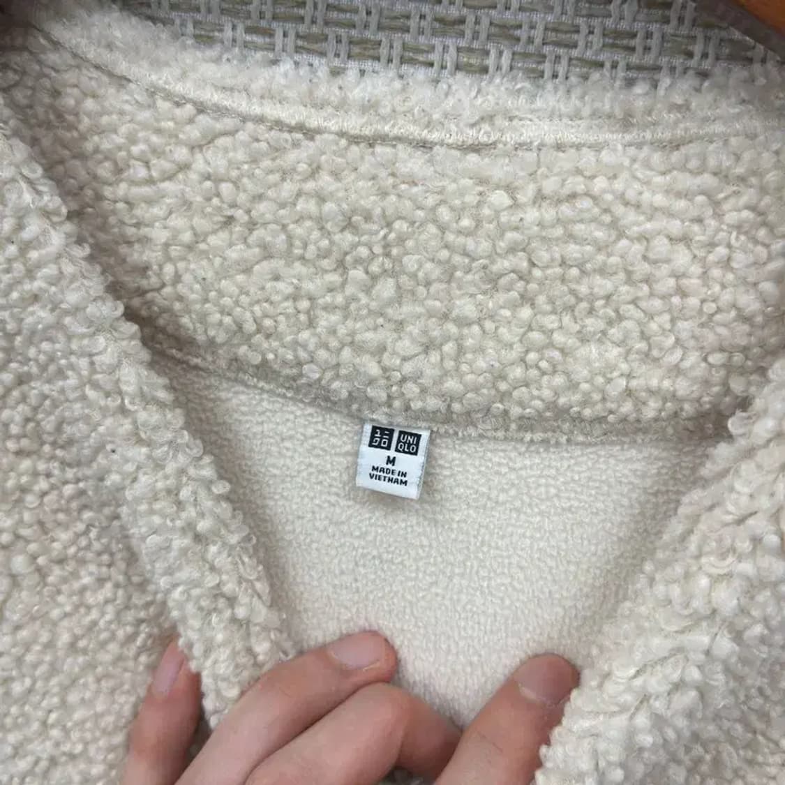 유니클로 캐주얼 뽀글이 플리스 후리스 코트 M A00906 상품이미지3