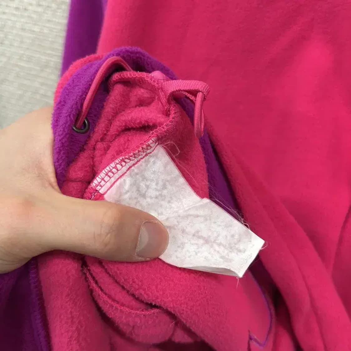 카파 KAPPA 자수로고 올드스쿨 플리스 후리스 집업 XL A00911 상품이미지4