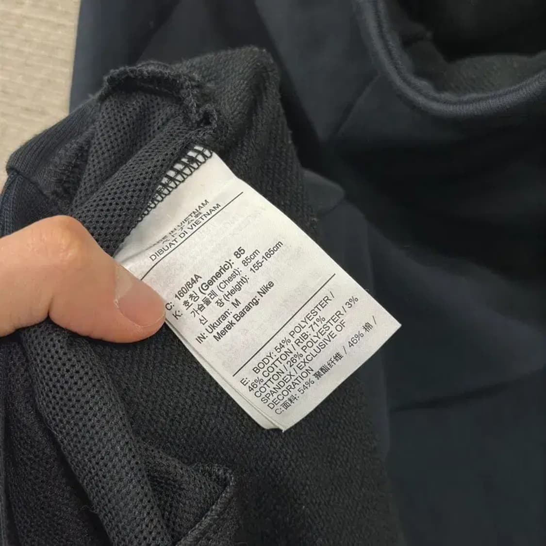 나이키 프린팅로고 드라이핏 터틀넥 후드티 M A00968 상품이미지4