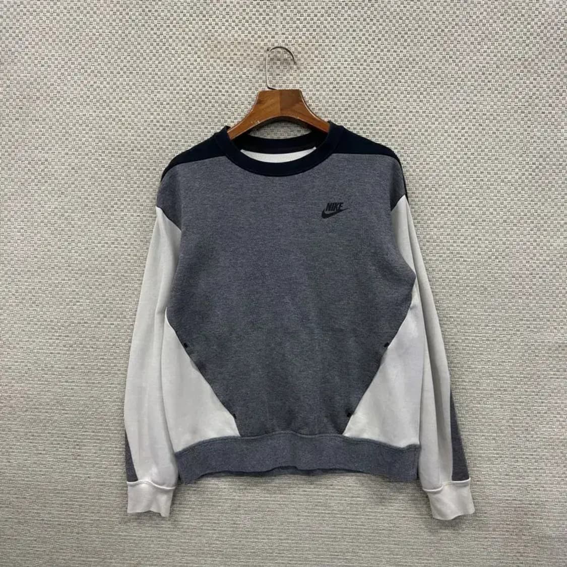 나이키 캐주얼 프린팅로고 배색 숏 스웻셔츠 맨투맨 M A00974 상품이미지1