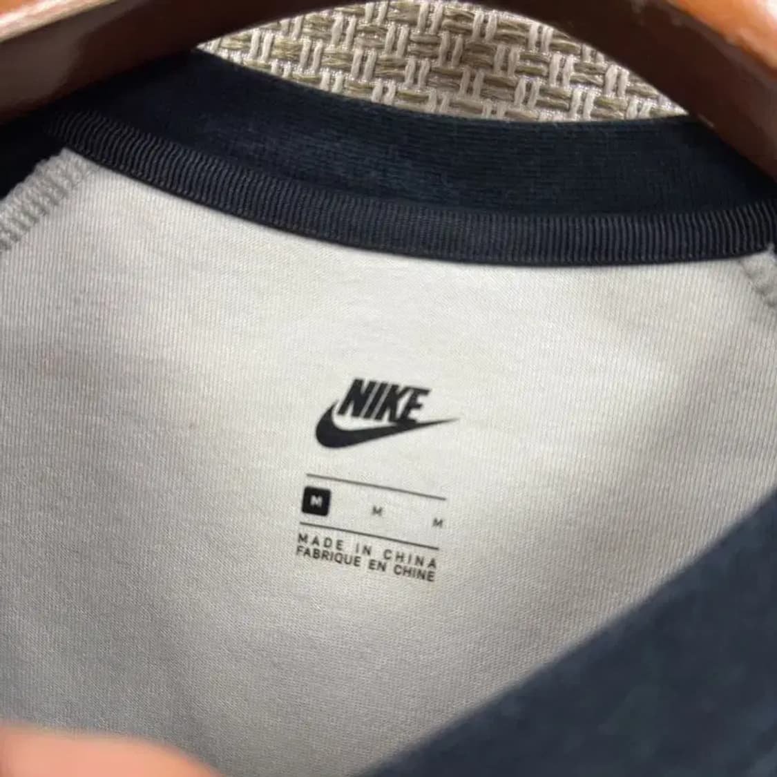 나이키 캐주얼 프린팅로고 배색 숏 스웻셔츠 맨투맨 M A00974 상품이미지3