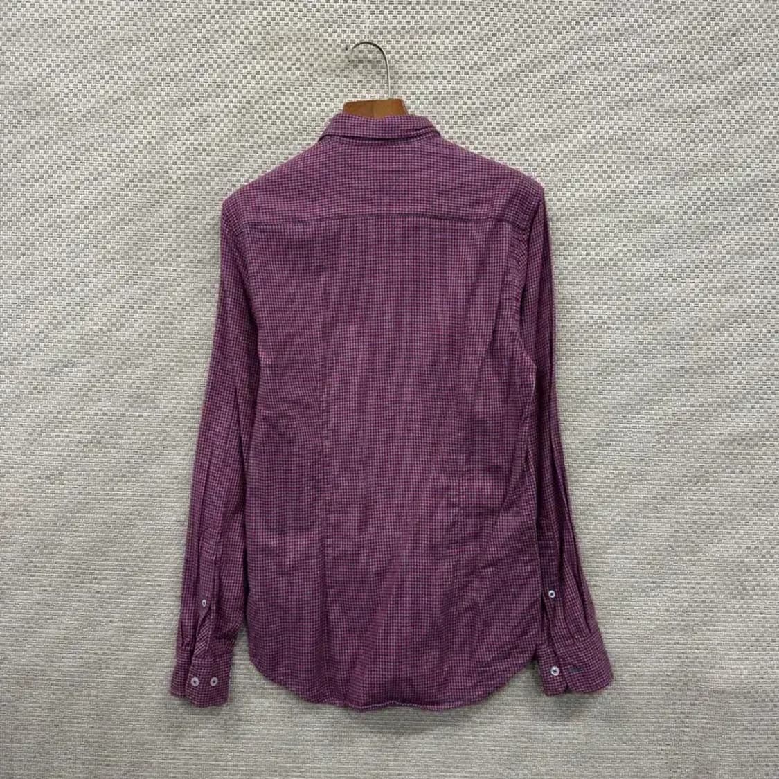 타미힐피거 캐주얼 자수로고 슬림핏 플란넬 셔츠 XS A00976 상품이미지2