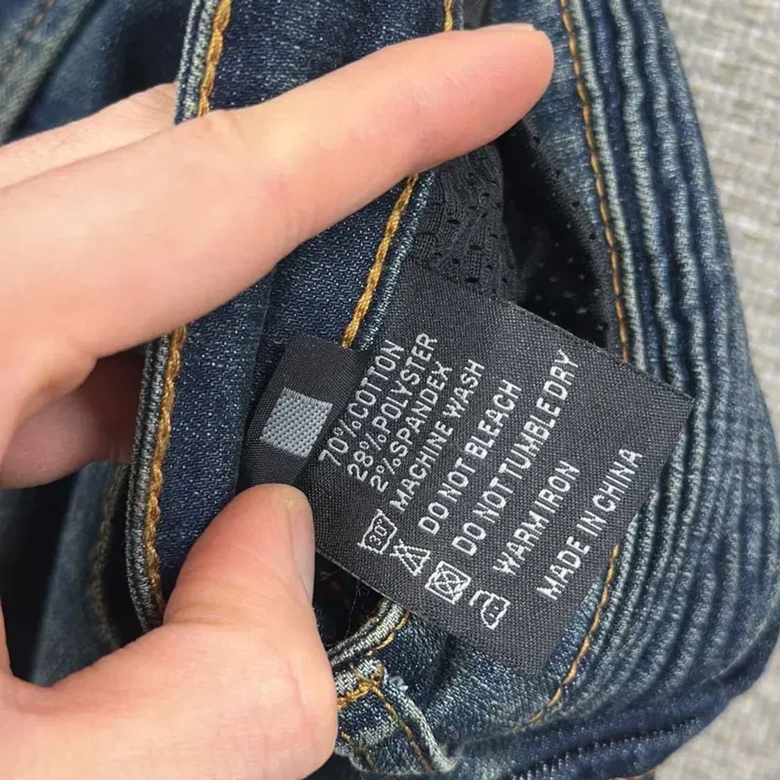 모토진스 라이더 바이커 스판 데님 청바지 L A01000 상품이미지5