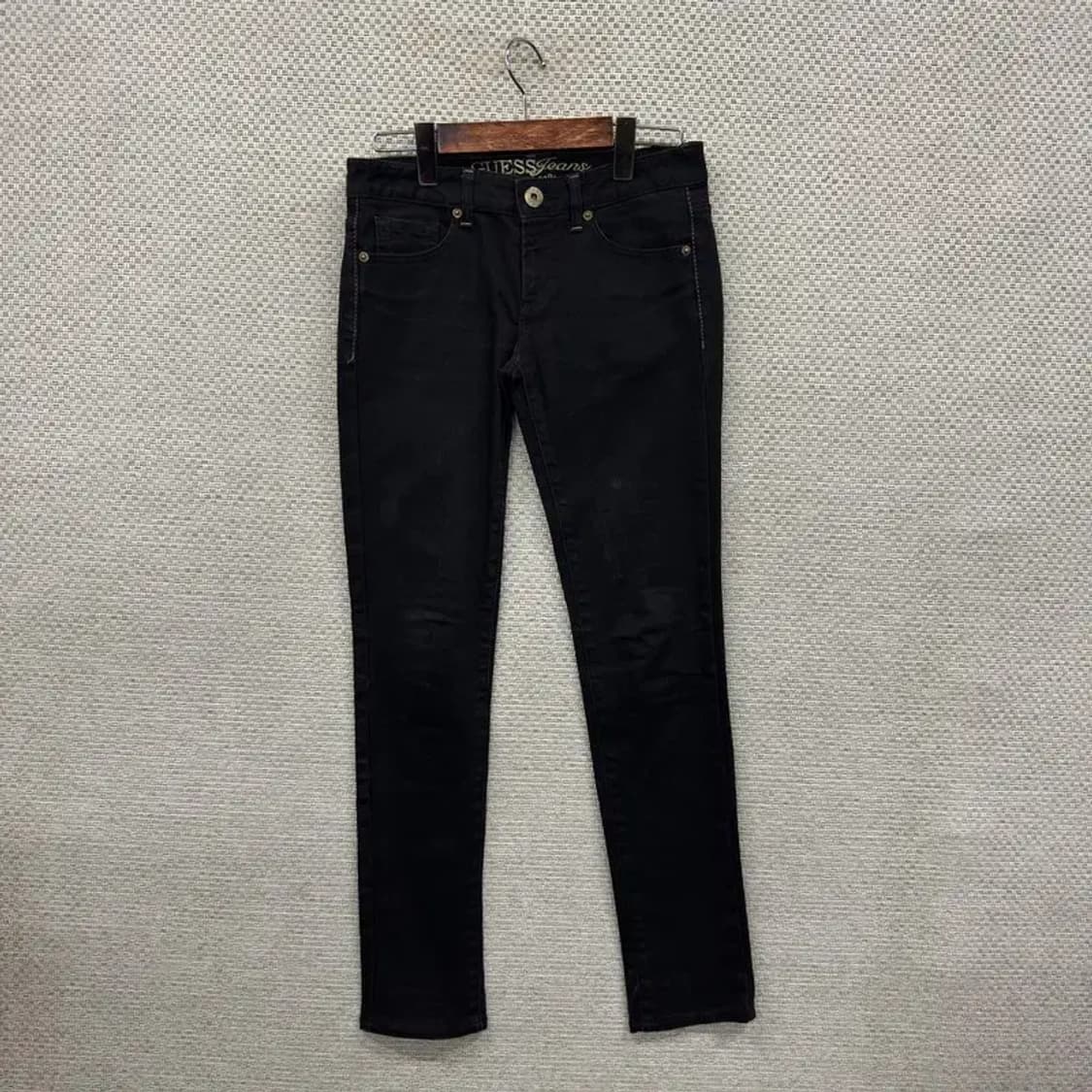 게스 금장 블랙진 데님 흑청바지 26인치 A00999 상품이미지1
