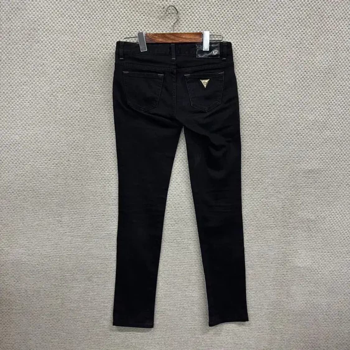 게스 금장 블랙진 데님 흑청바지 26인치 A00999 상품이미지2