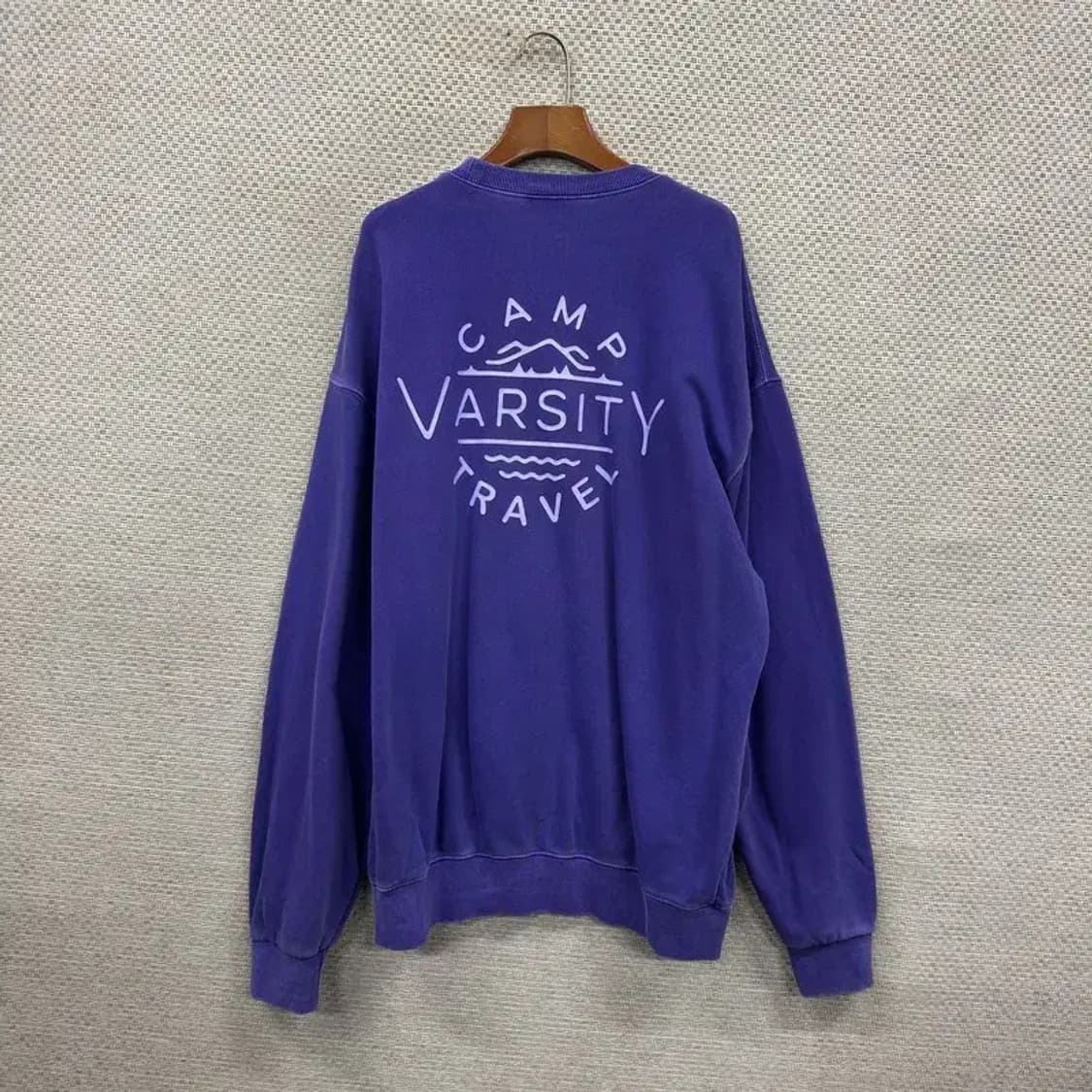 트래블 캐주얼 프린팅 피그먼트 스웻셔츠 맨투맨 105 A00985 상품이미지2