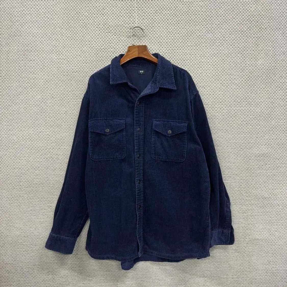 유니클로 캐주얼 코듀로이 골덴 셔츠 자켓 XL A01042 상품이미지1