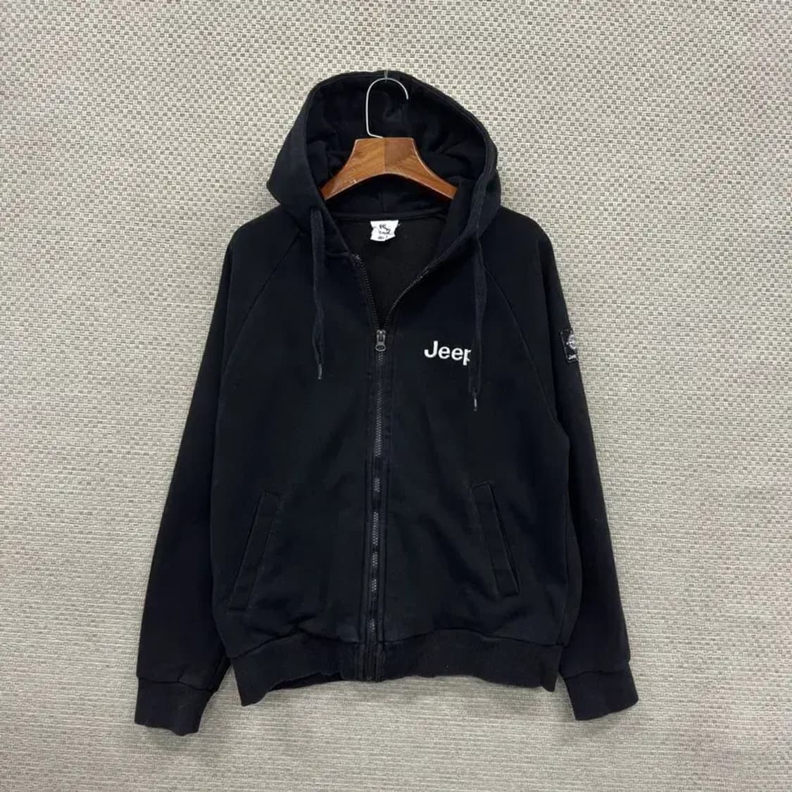 지프 JEEP 캐주얼 자수로고 후드집업 S A01046 상품이미지1