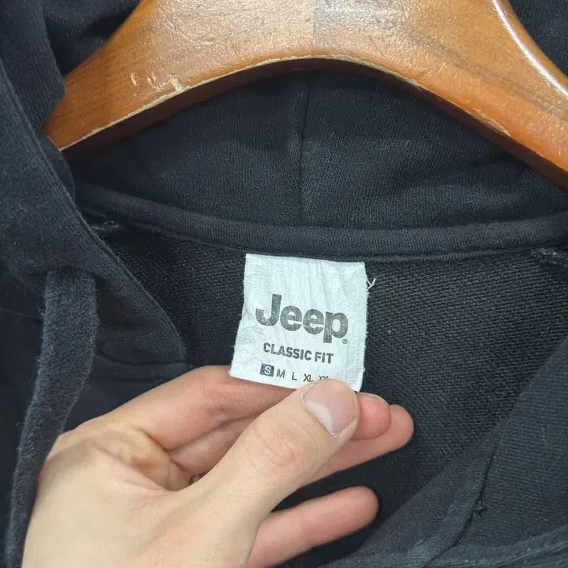 지프 JEEP 캐주얼 자수로고 후드집업 S A01046 상품이미지3