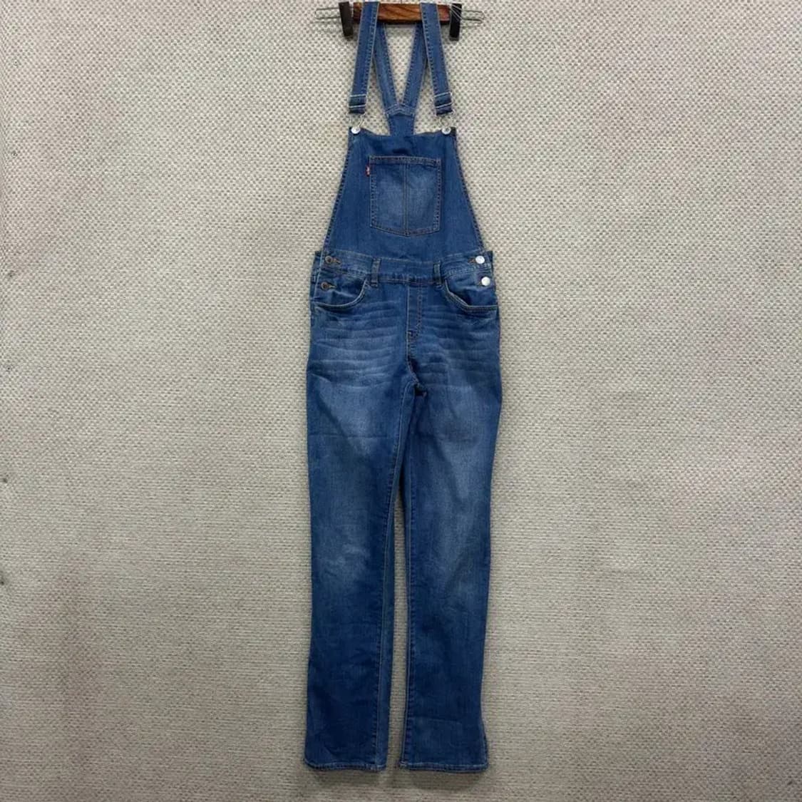 리바이스 캐주얼 오버롤 데님 멜빵바지 A01081 상품이미지1
