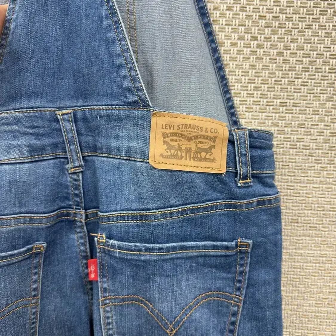 리바이스 캐주얼 오버롤 데님 멜빵바지 A01081 상품이미지3