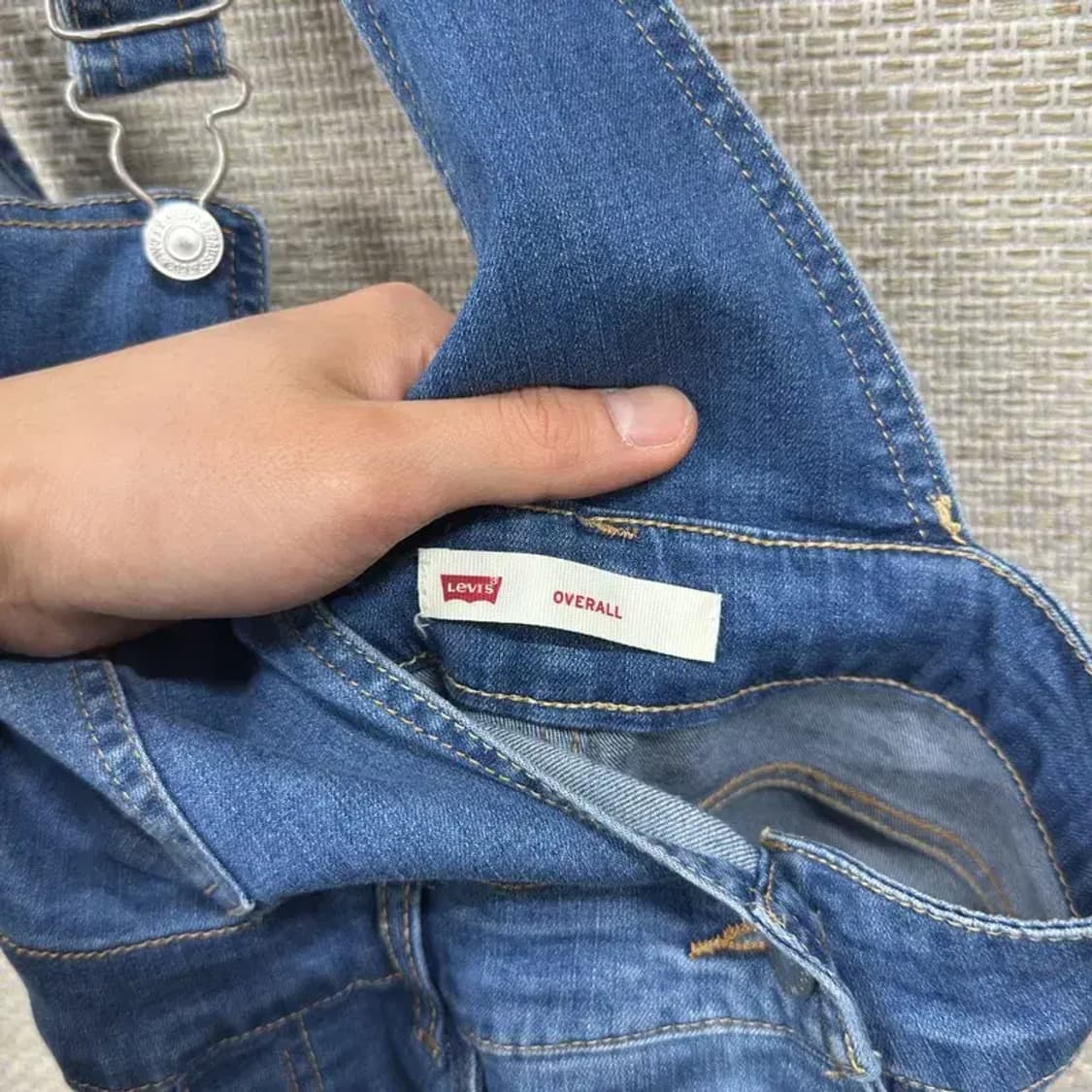 리바이스 캐주얼 오버롤 데님 멜빵바지 A01081 상품이미지4