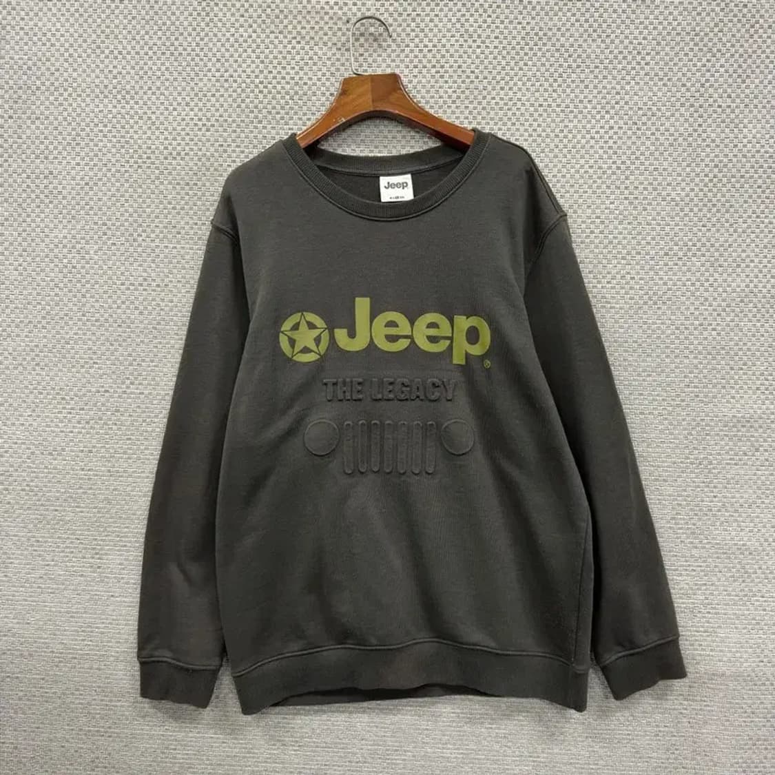 지프 JEEP 캐주얼 빅프린팅로고 스웻셔츠 맨투맨 XL A01052 상품이미지1