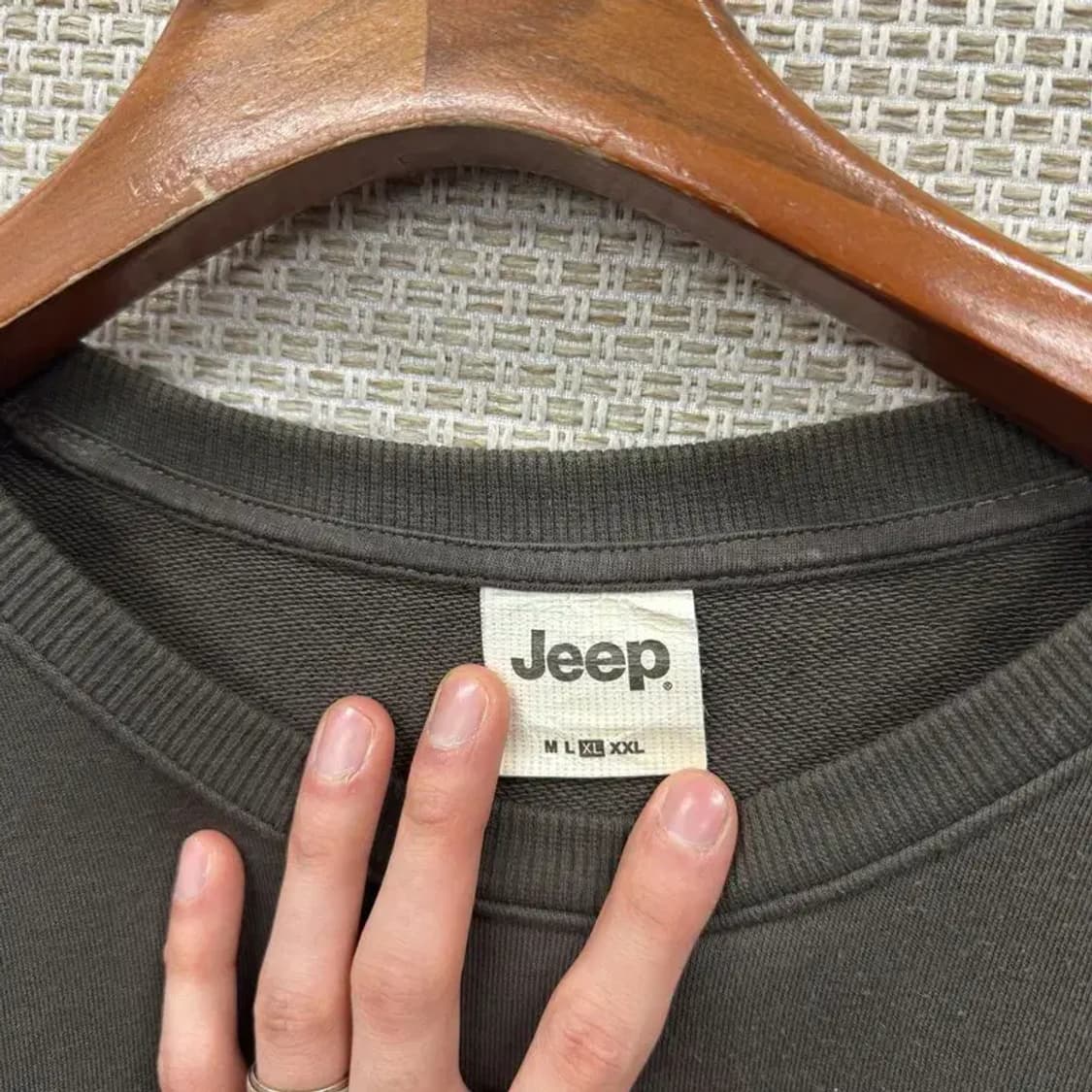 지프 JEEP 캐주얼 빅프린팅로고 스웻셔츠 맨투맨 XL A01052 상품이미지3
