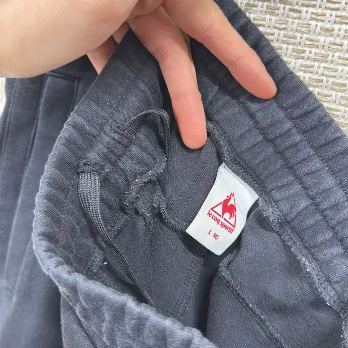 르꼬끄 자수로고 조거 츄리닝바지 28인치 A01071 상품이미지3