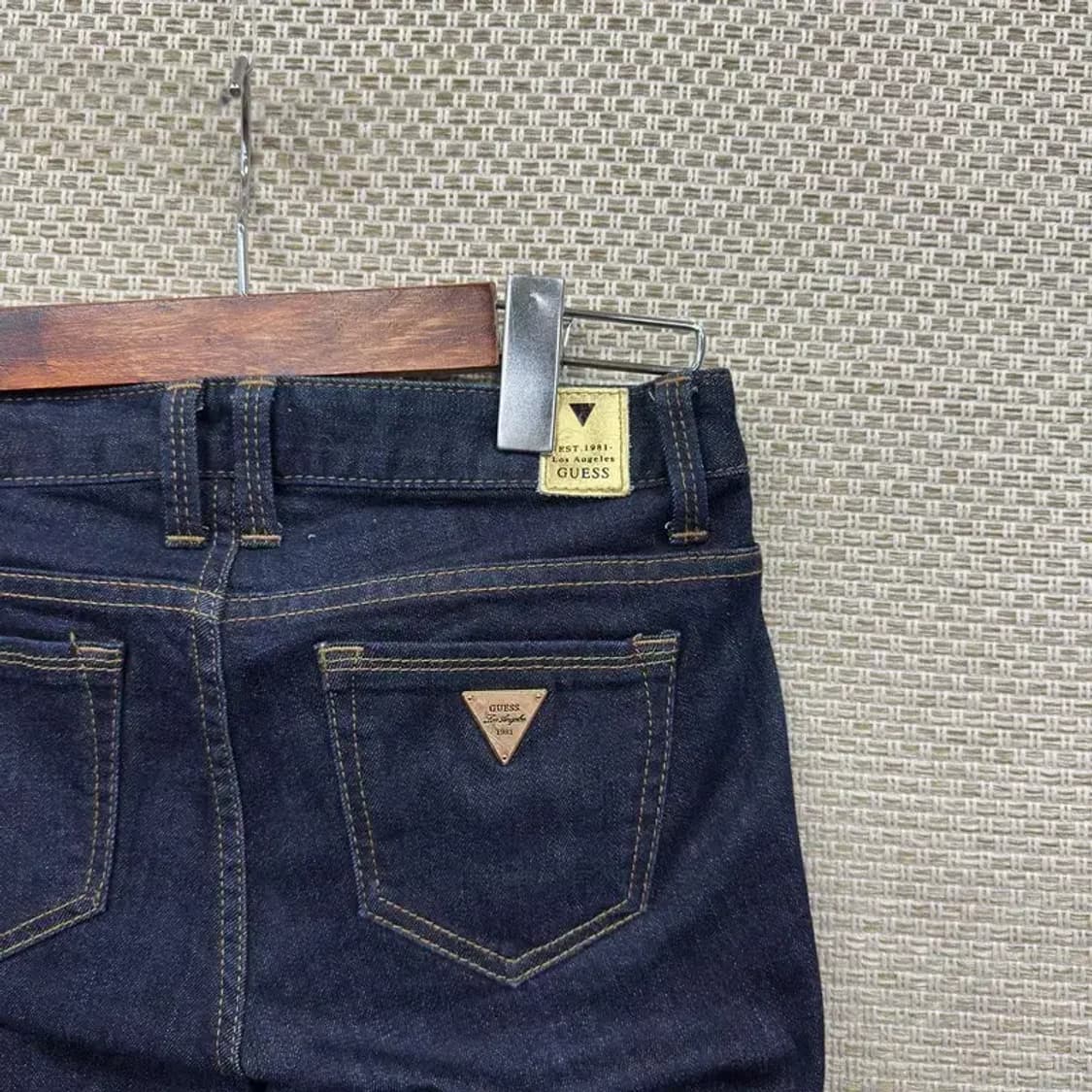 게스 캐주얼 금장 스판 데님 청바지 26인치 A01070 상품이미지3