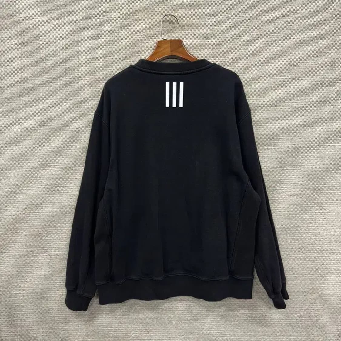 아디다스 캐주얼 프린팅로고 오버핏 스웻셔츠 맨투맨 M A01058 상품이미지2