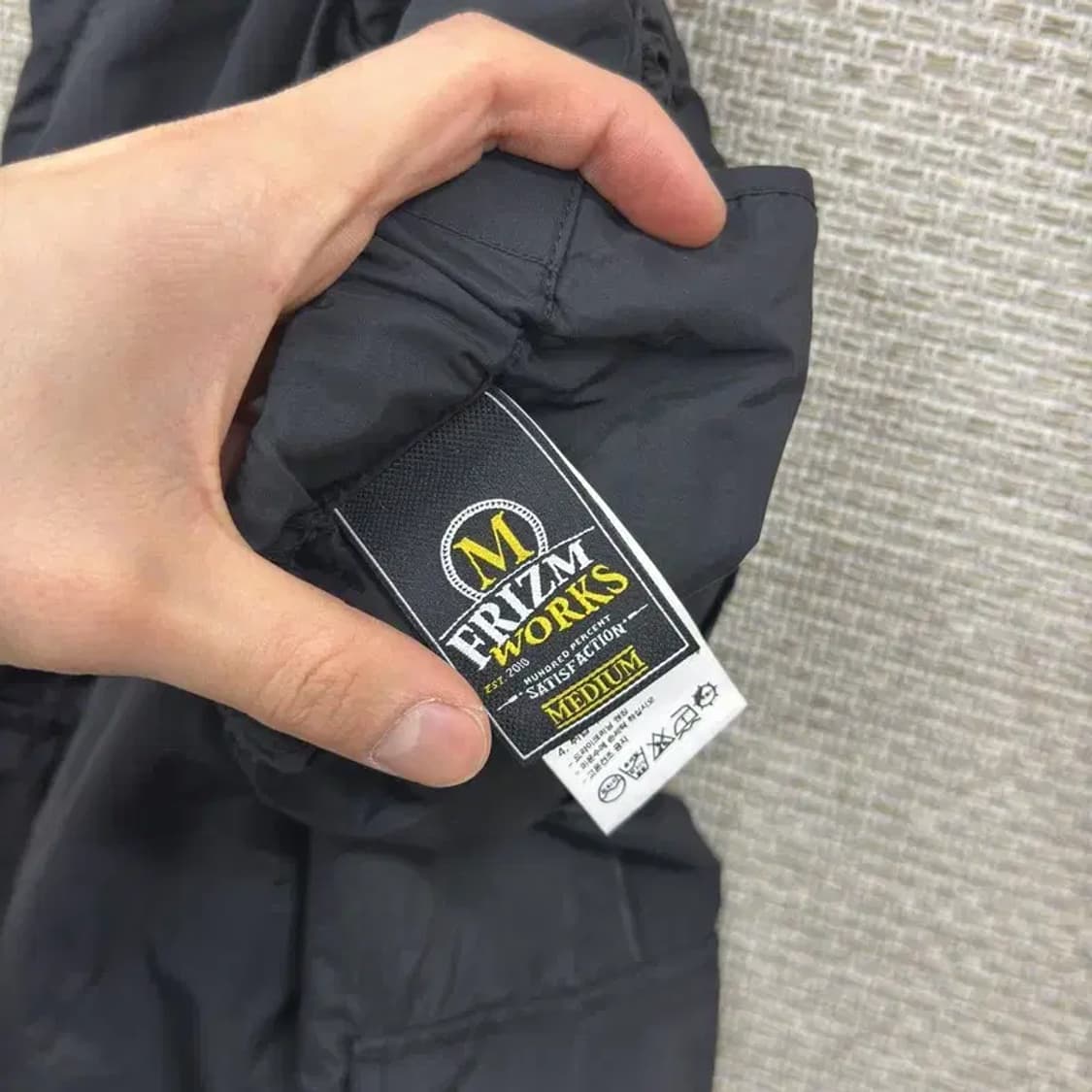 프리즘웍스 캐주얼 스트링 나일론 뒷밴딩 바지 M A01074 상품이미지3