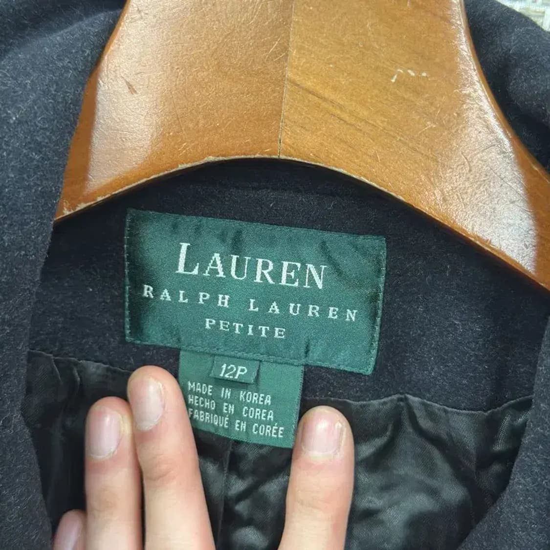 폴로 랄프로렌 더블버튼 울 하프 코트 자켓 100 A01122 상품이미지3