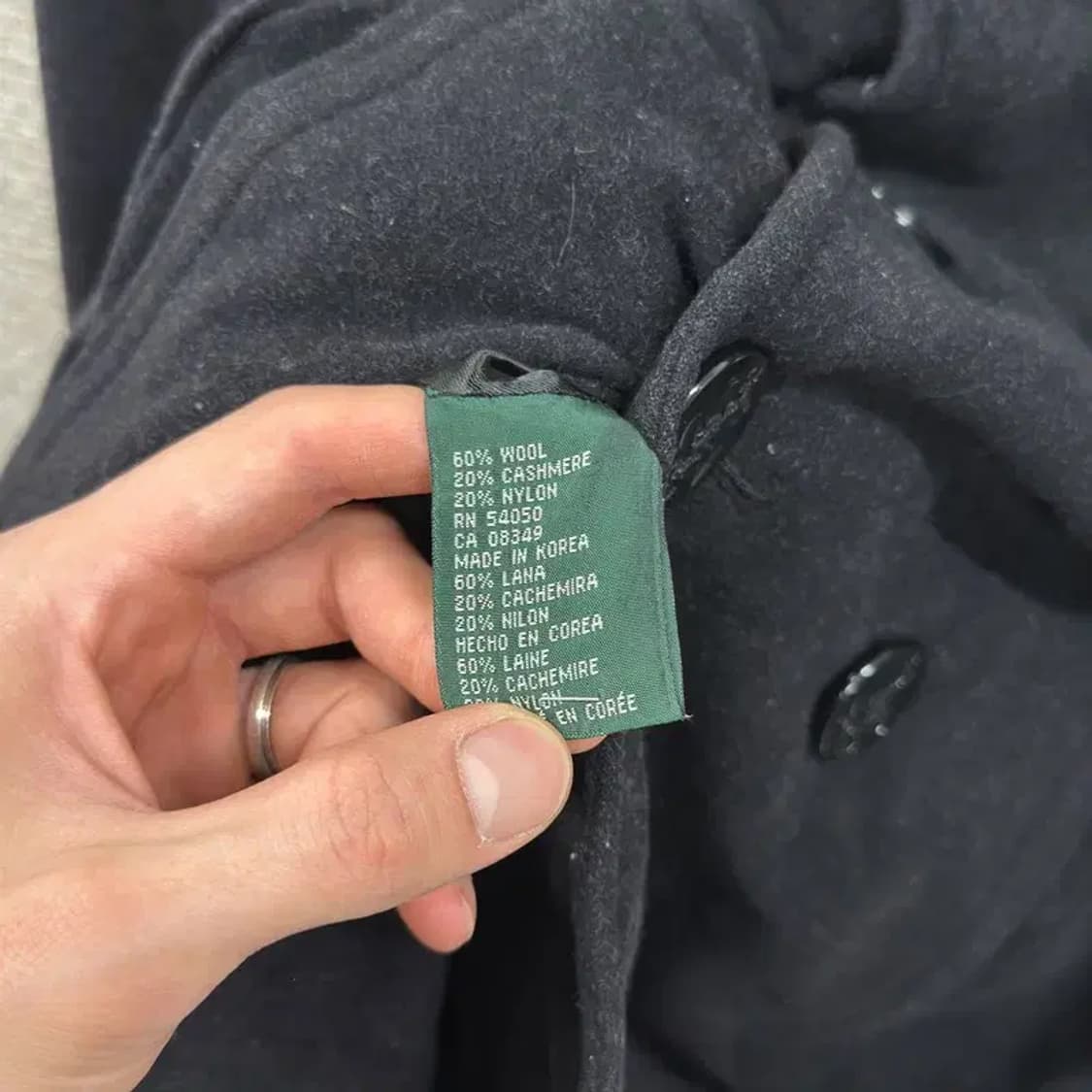 폴로 랄프로렌 더블버튼 울 하프 코트 자켓 100 A01122 상품이미지4