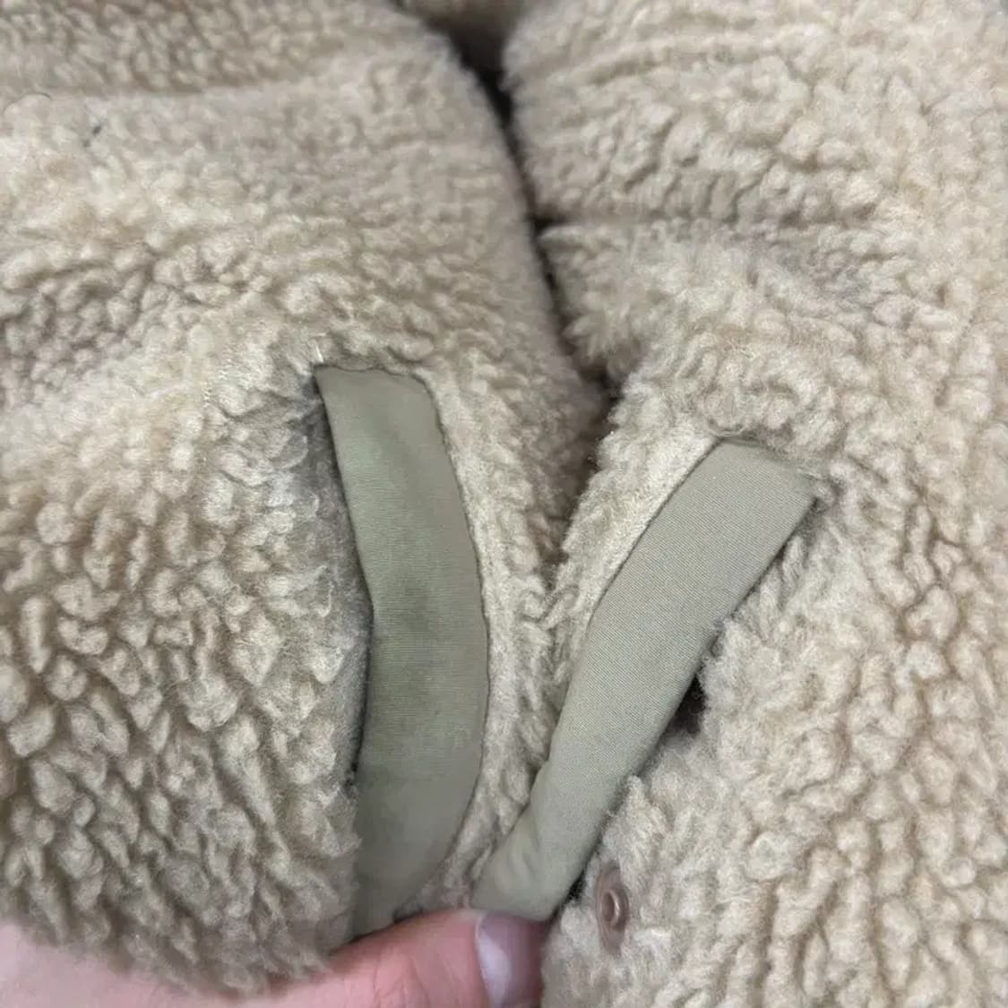 노스페이스 화이트라벨 오버핏 플리스 후리스 코트 85 A01130 상품이미지5