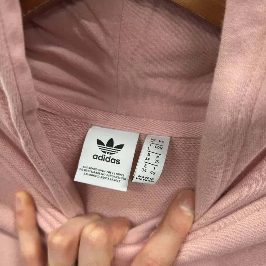 아디다스 캐주얼 자수 후드티 L A01144 상품이미지3