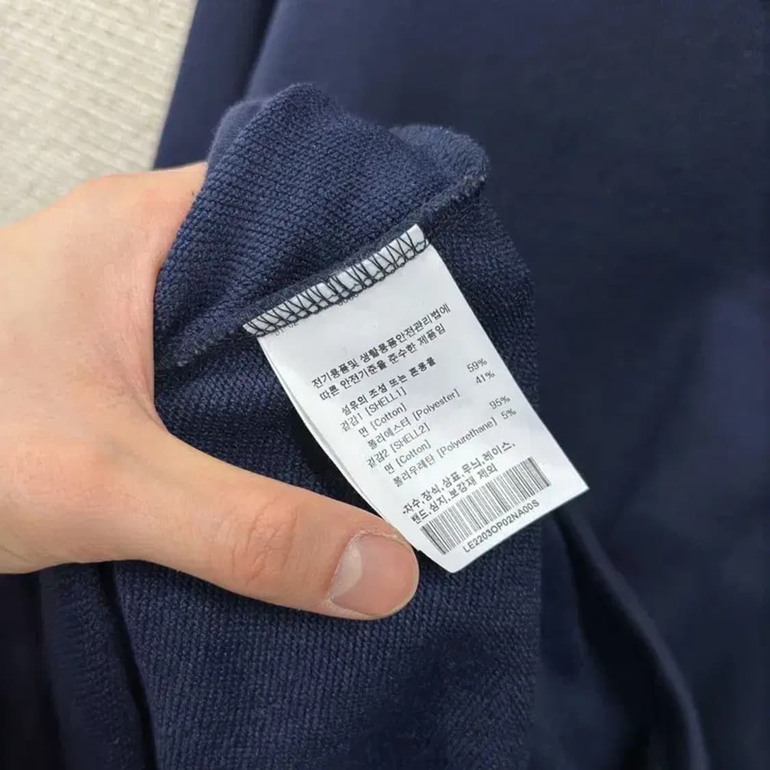 리 LEE 캐주얼 자수로고 맨투맨 원피스 S A01150 상품이미지4