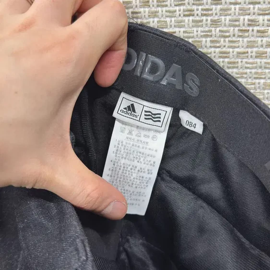 아디다스 골프 프린팅로고 약기모 스판 바지 84 A01153 상품이미지3