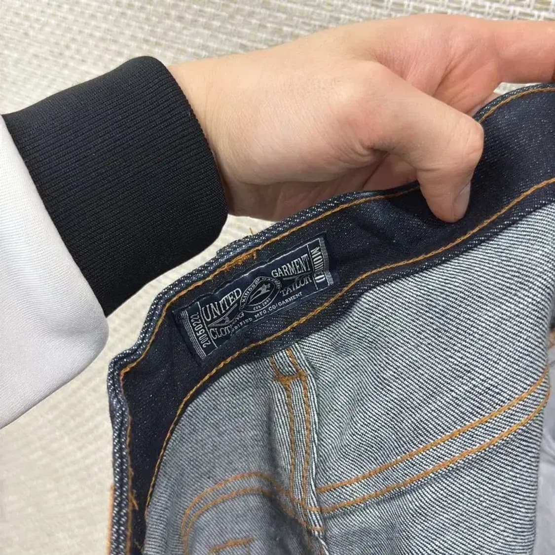 모디파이드 캐주얼 생지 데님 청바지 32인치 A01161 상품이미지4